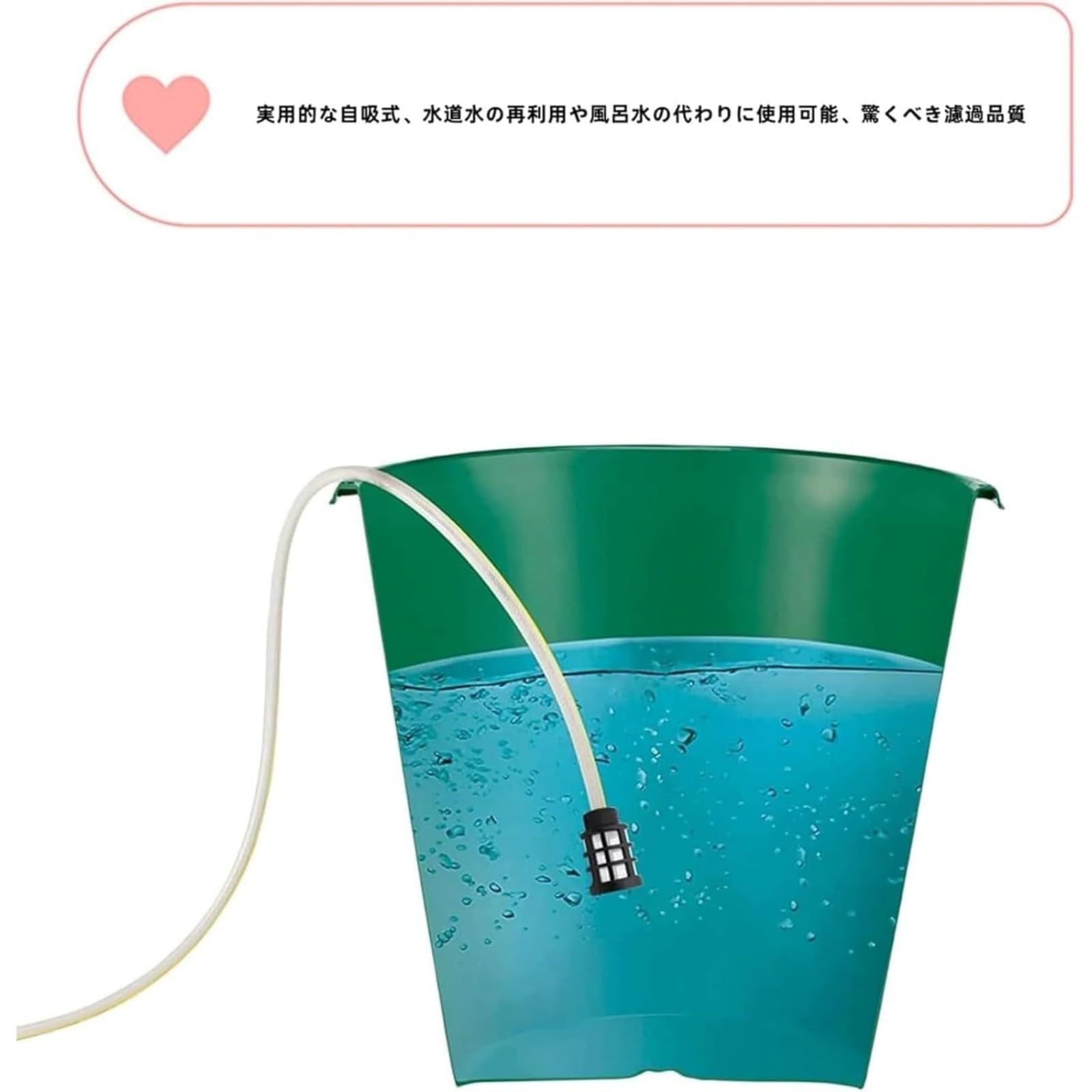 Amazon.co.jp: LUCKADD 自吸用ホース 高圧洗浄機用アクセサリ 120