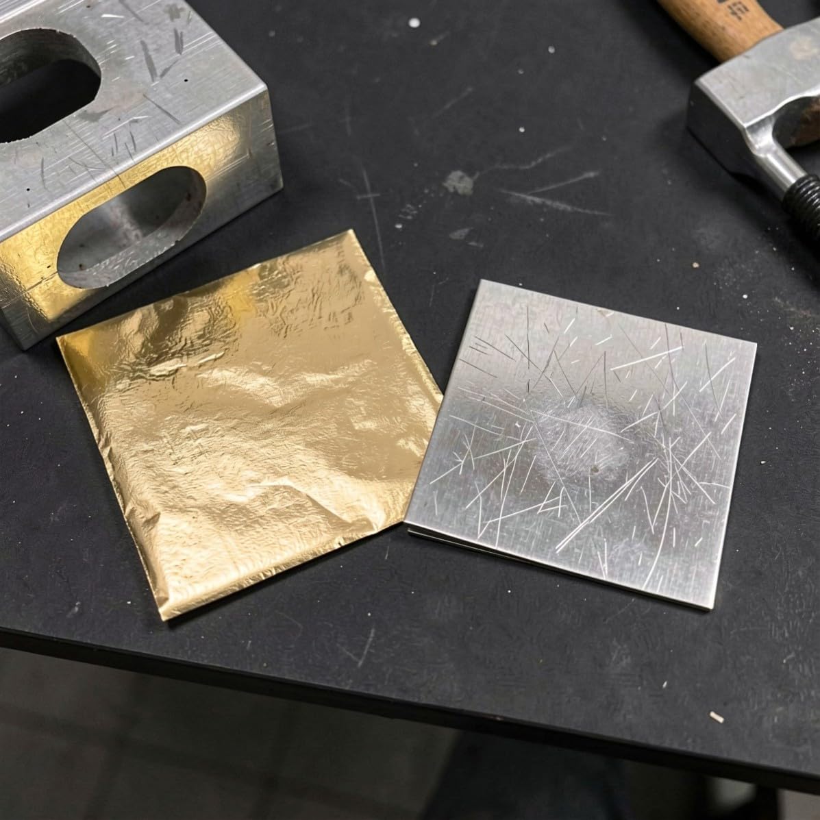 100pcs Gold Leaf Sheets for Gilding, 6x6 Imitation Gold Foil Paper