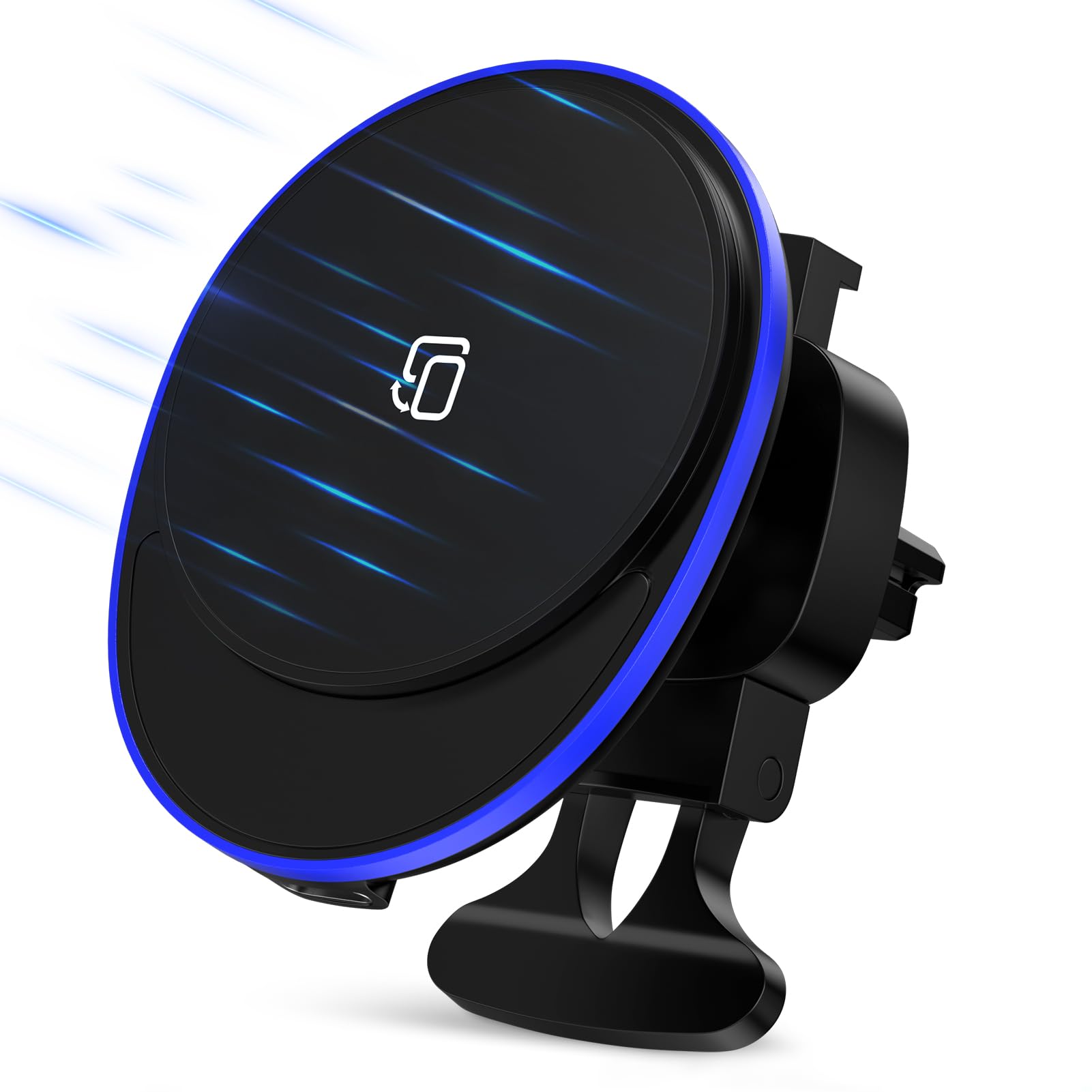 Magnetic Car Mount Wireless Charger for Samsung Galaxy S25 Ultra/S25/S25+/S24 FE/S24/S23/S22/S21/S20,15W Fast for Mag-safe Wireless Charger Car Phone Holder for iPhone 16e/16 Pro/16 Pro Max/Plus/16/15