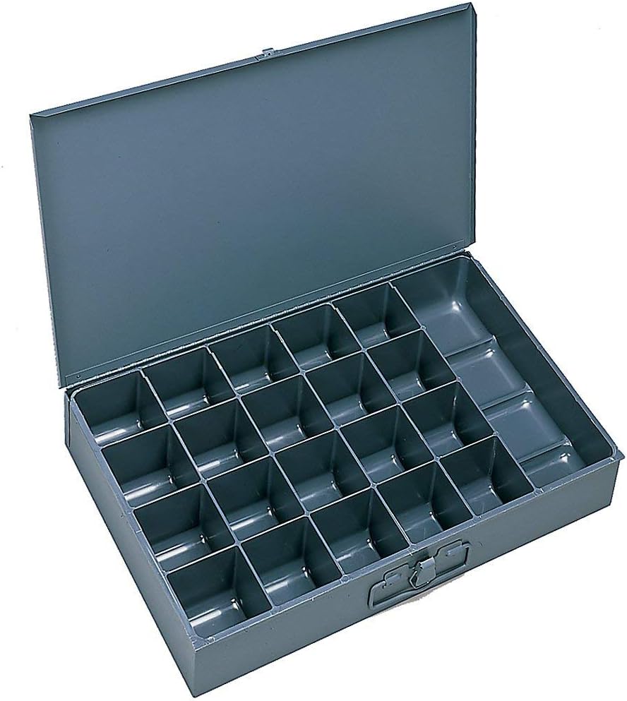 Durham Compartment Box - 18X12x3" - (21) Compartments - With Fixed Dividers