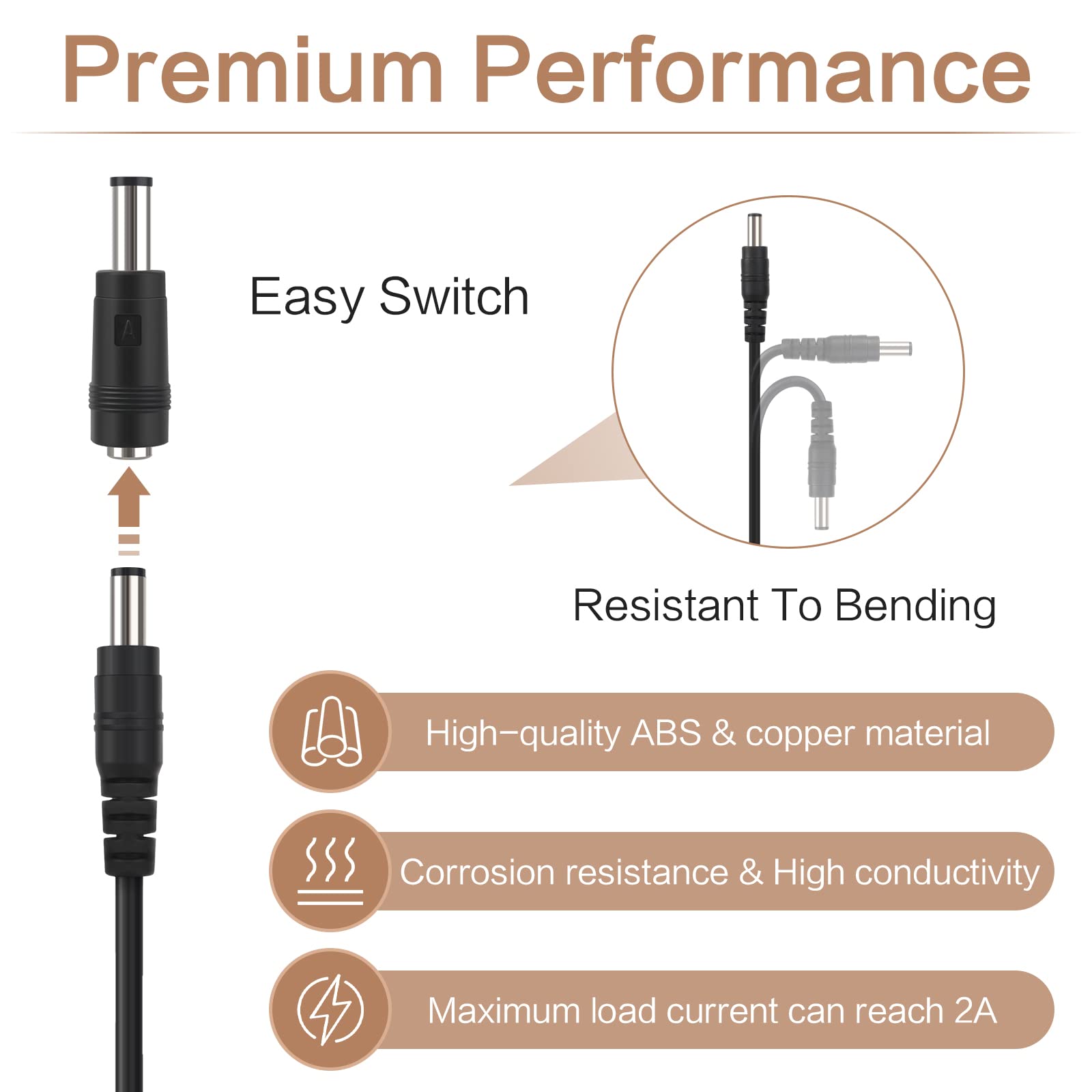 Cavo Adattatore Di Alimentazione USB - DC Jack 4.0 - Foto 6