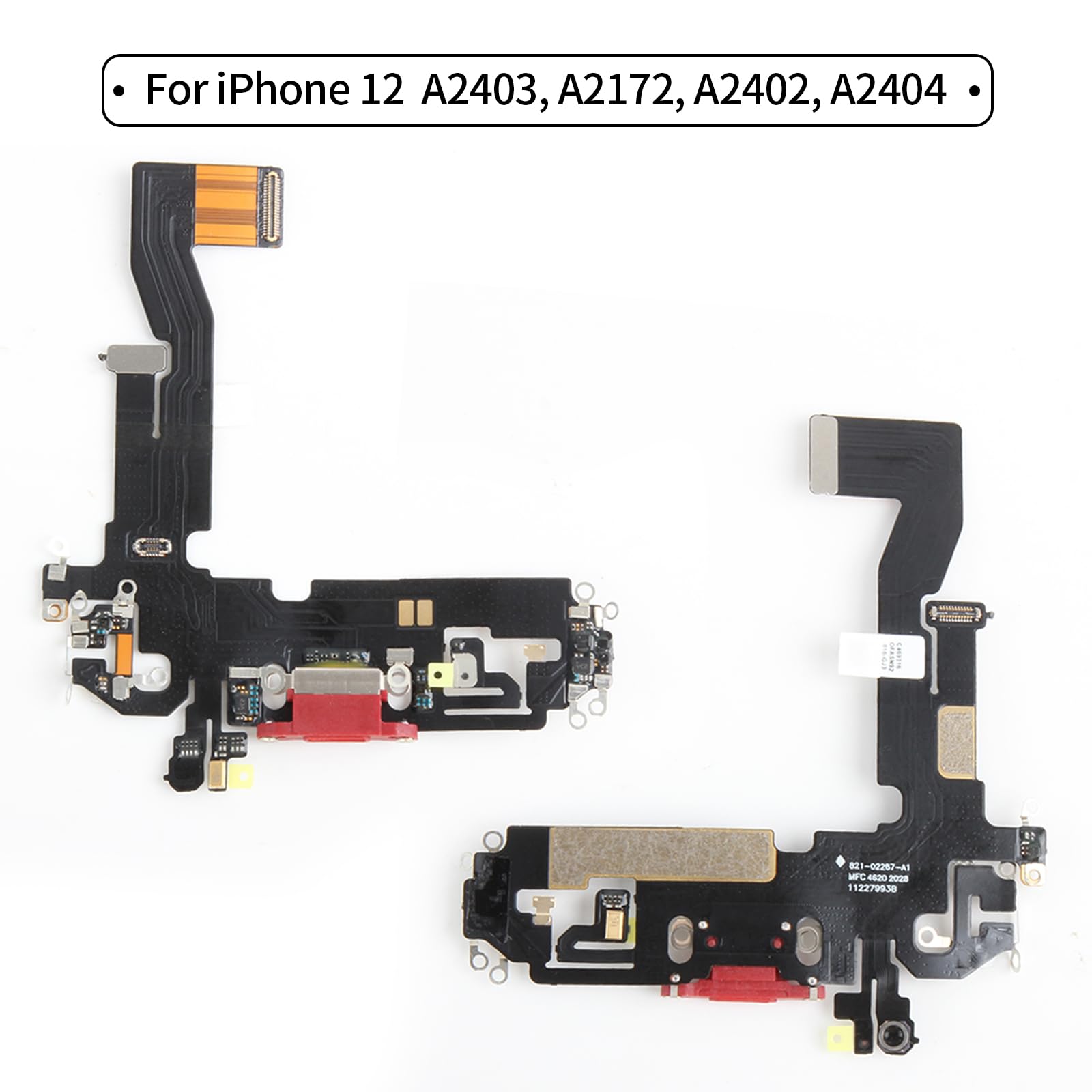 Amazon.co.jp: SRJTEK for iPhone 12 USB 充電ポード交換修理 ドック