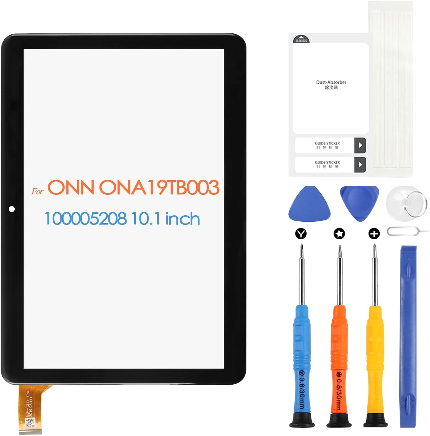 Touch Screen for Onn 10.1 inch Tablet 100005208 Digitizer