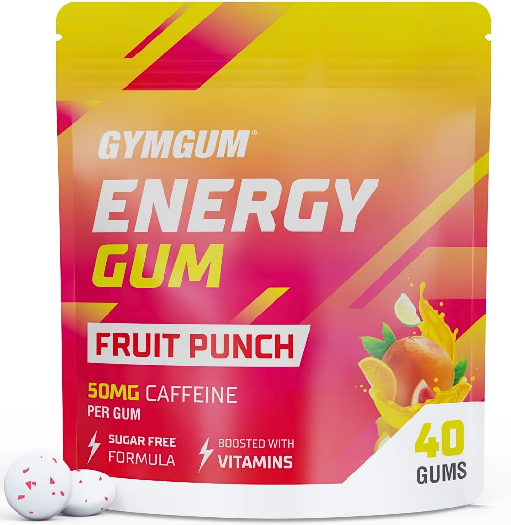 Fruit Punch Energy Gum