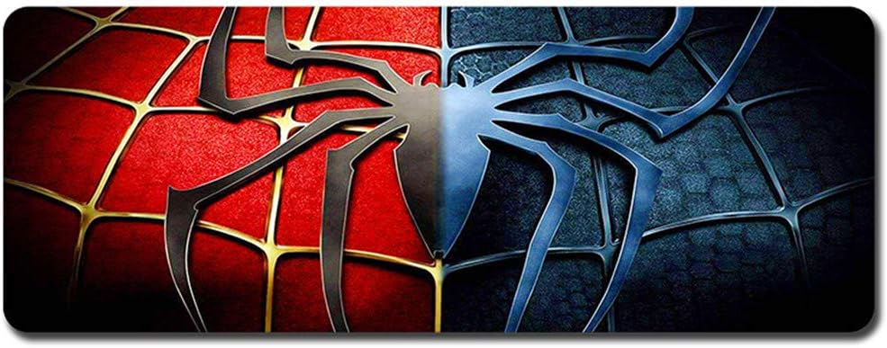 Spider-Man Mouse Pad，Professional Large Gaming Mouse Pad, Classic Pattern Mouse mat,Extended Size Desk Mat Non-Slip Rubber Mouse Mat (4, 800 x 300 x3 mm / 31.5 x 11.8 x 0.1 inch)