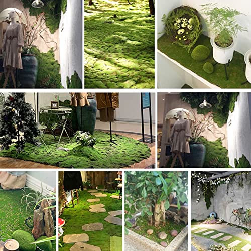 Pelouse en mousse durable 1x1m verte pour décoration