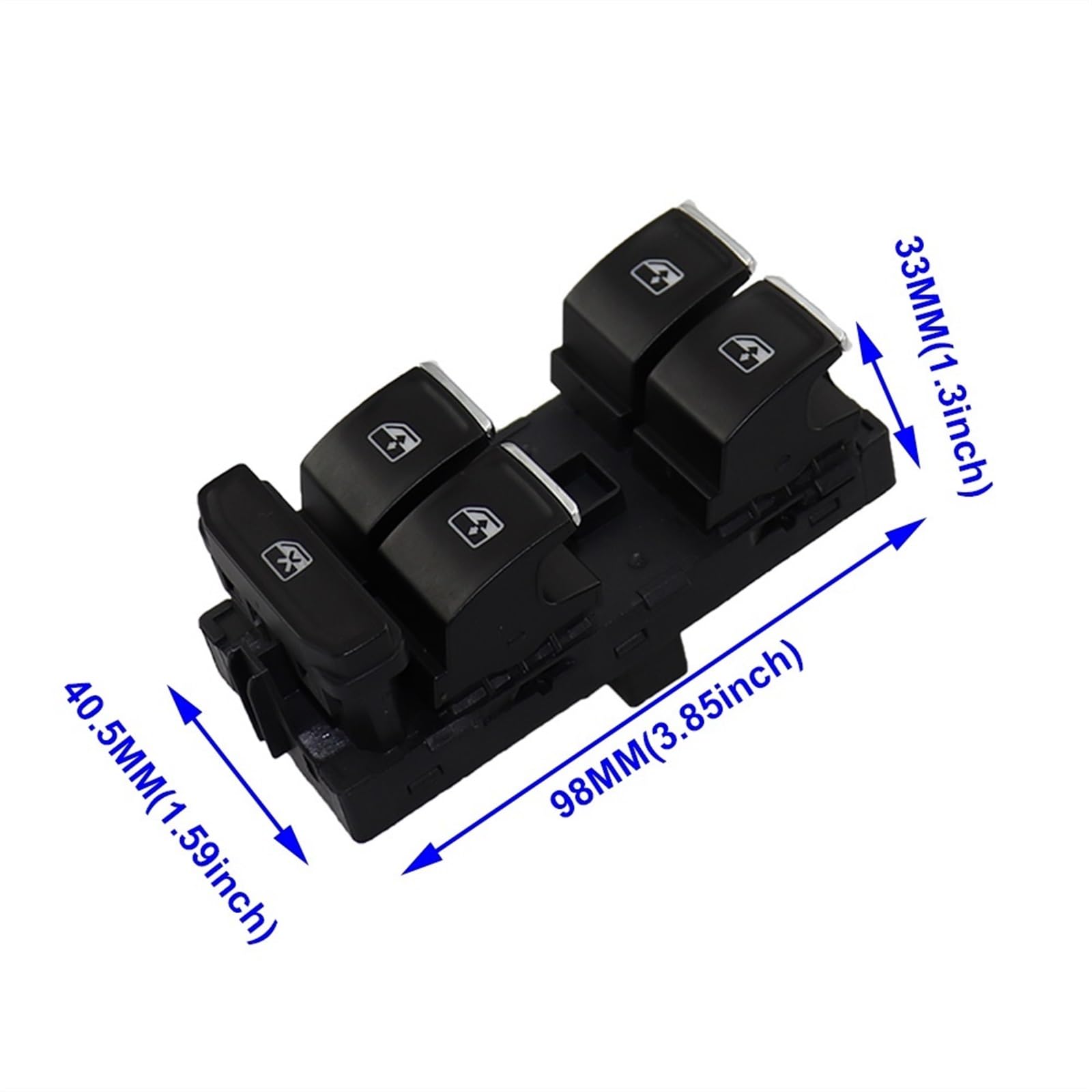 Elevador de interruptor de coche Para VW para Golf MK7 para Passat B8 para Tiguan para Touran 5GG959857 5G0959855 5G0959857A Botón de control del interruptor para maestro la ventana eléctrica