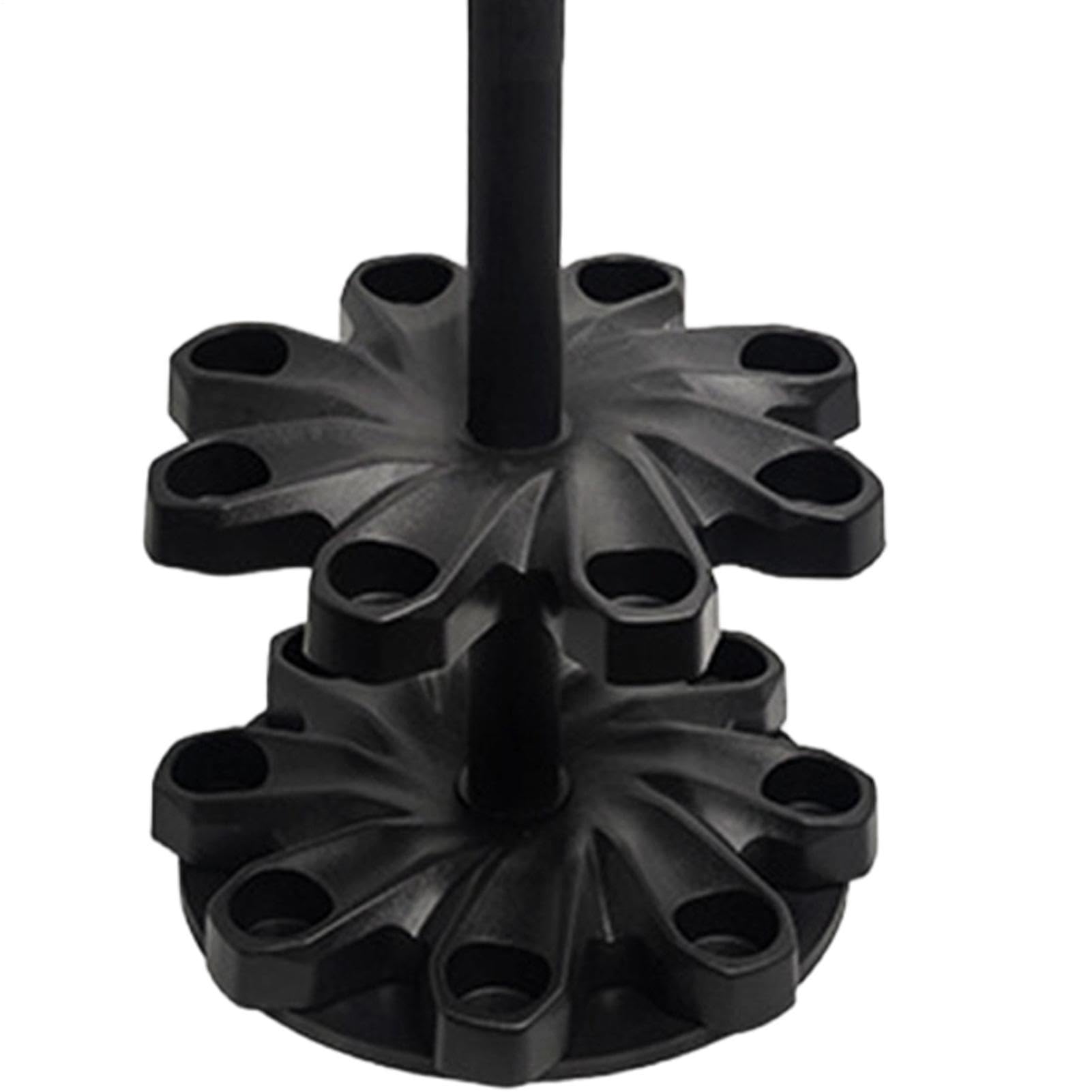 Soportes para Cañas de Pescar para Garaje Organizador Vertical Giratorio | Base en el Suelo para Cañas de Pesca Para Barco, Garaje, Kayak, Viaje, Playa, Cubierta, Hogar, Vehíc