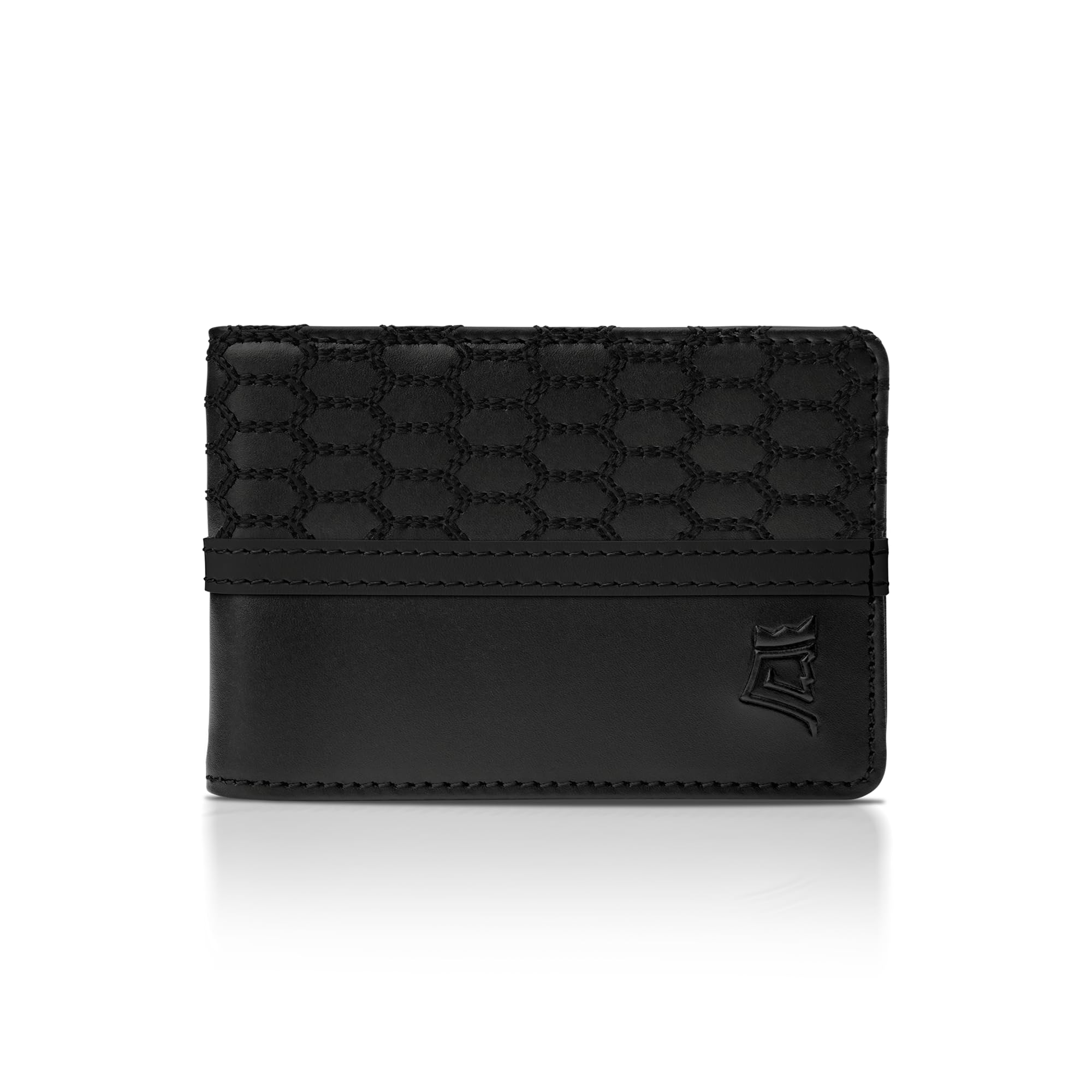 Kings Loot Wallet for Men | Minimalist Slim RFID Blocking Leather Design with Cash Pocket & Card Pull Strap | Holds 1-15 Cards | Stylish & Durable