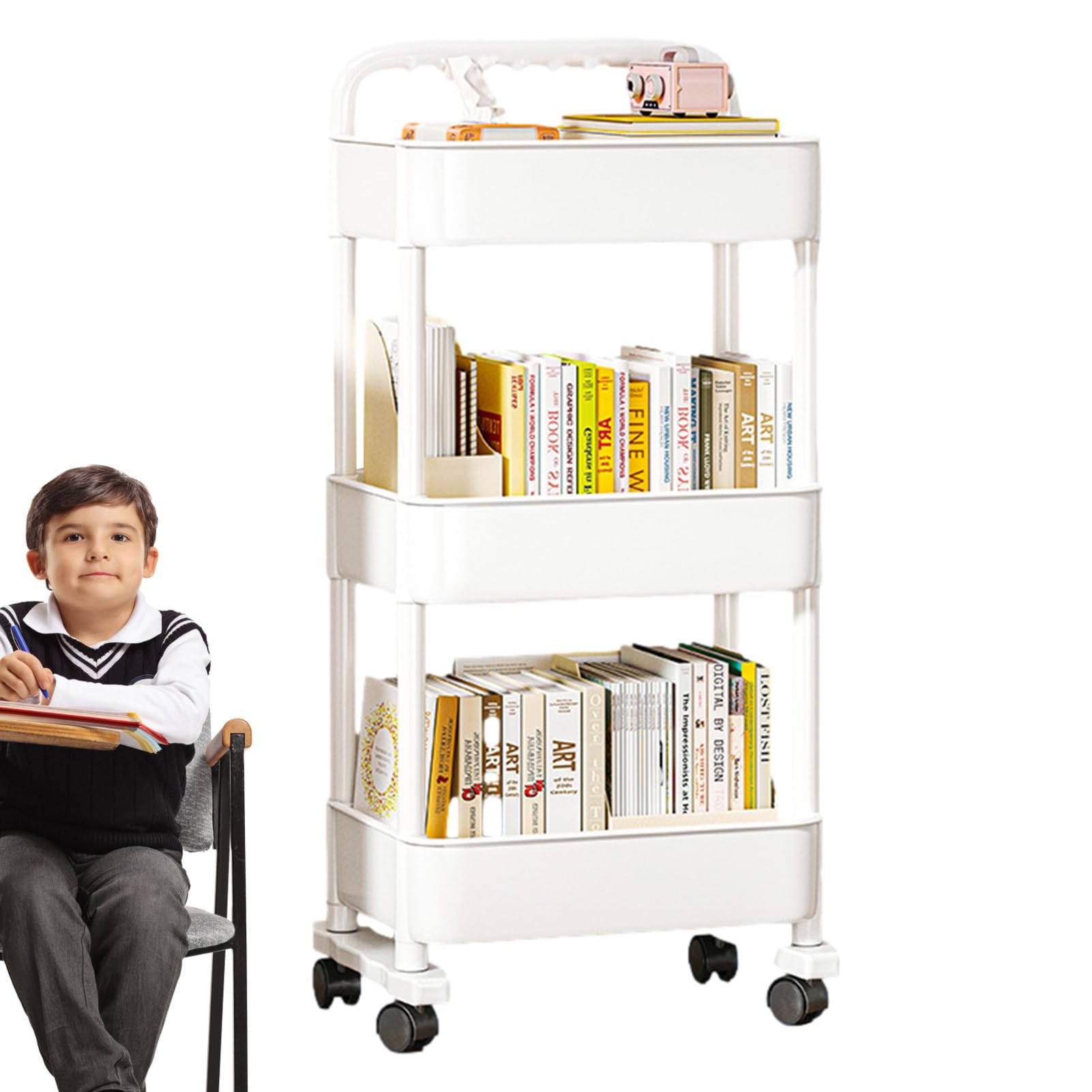 de archivo con ruedas | Carrito de estantería móvil