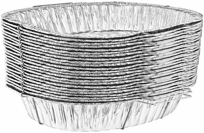 Heavy Duty Aluminum Foil Oval Rack Roaster with Handle (10)