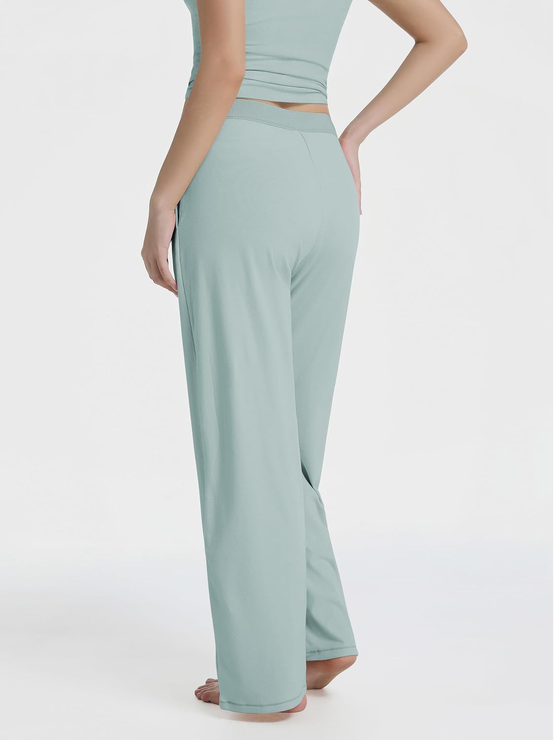 Lightweight Loose Pants for Women Casual Lounge Pants Athletic Joggers Yoga Pants with Pockets - Image 4