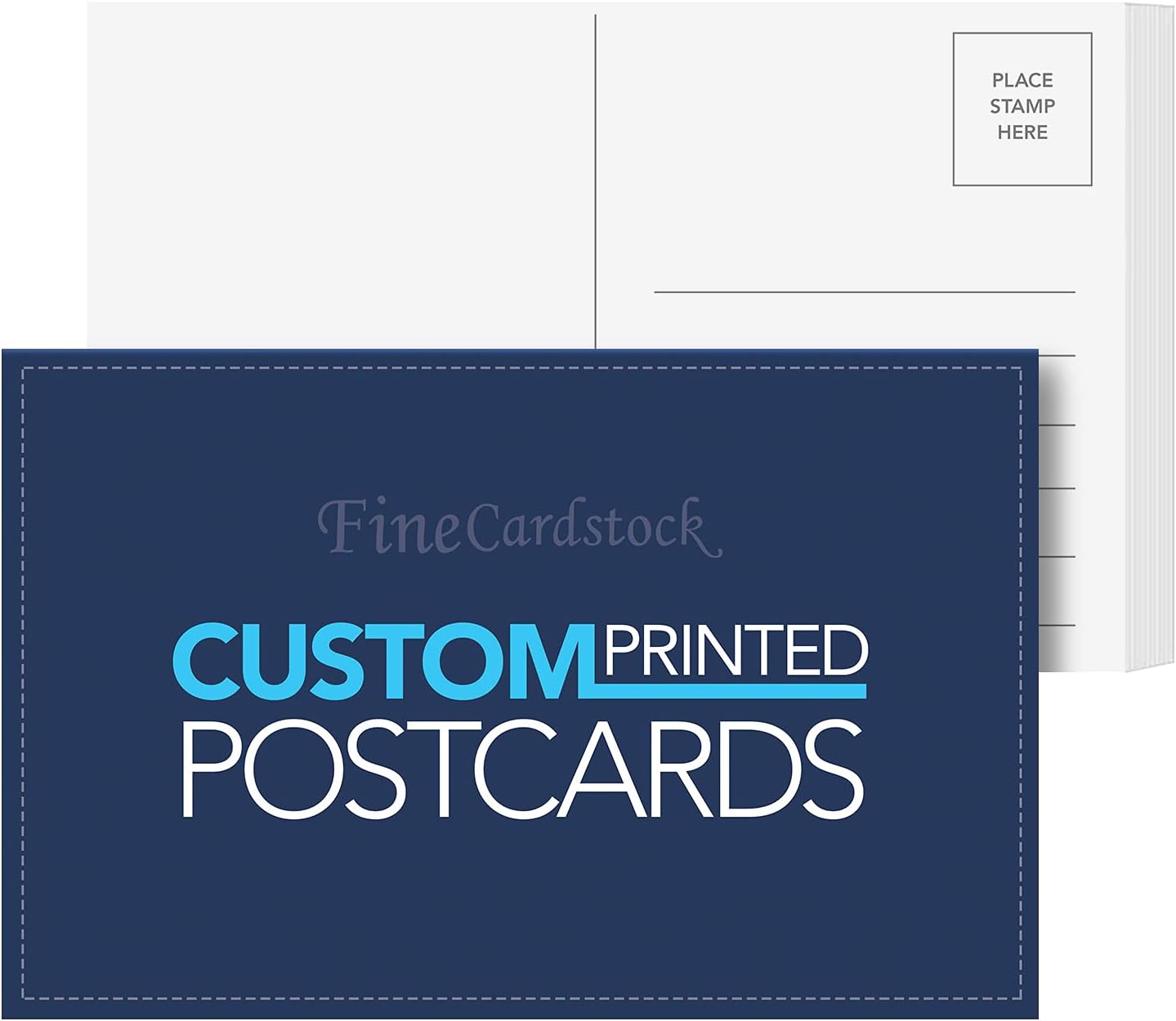 8.5" x 5.5" Custom Printed Postcards – Personalized Printable Post Cards w/Your Choice of Text & Graphic – 2 Sided Print on Thick Gloss Card Stock – Perfect for Promotions, Direct Mail, etc (2000)