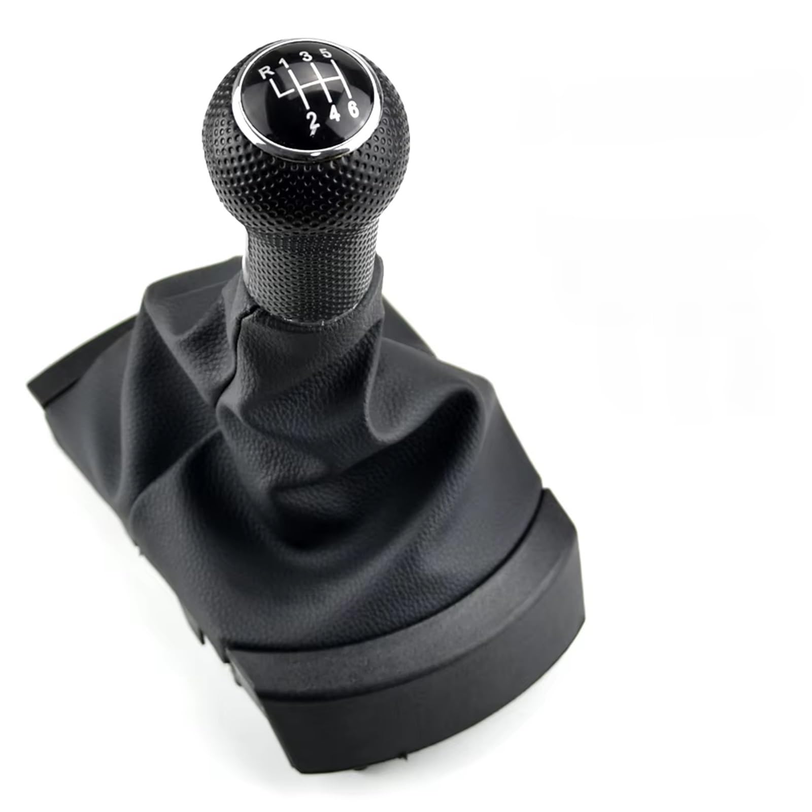 PDURMBUAB Gear Shift Knob Manual Car Accessories Gear Shift Knob for Ibiza 2002-2008 with Boot Cover Gaitor