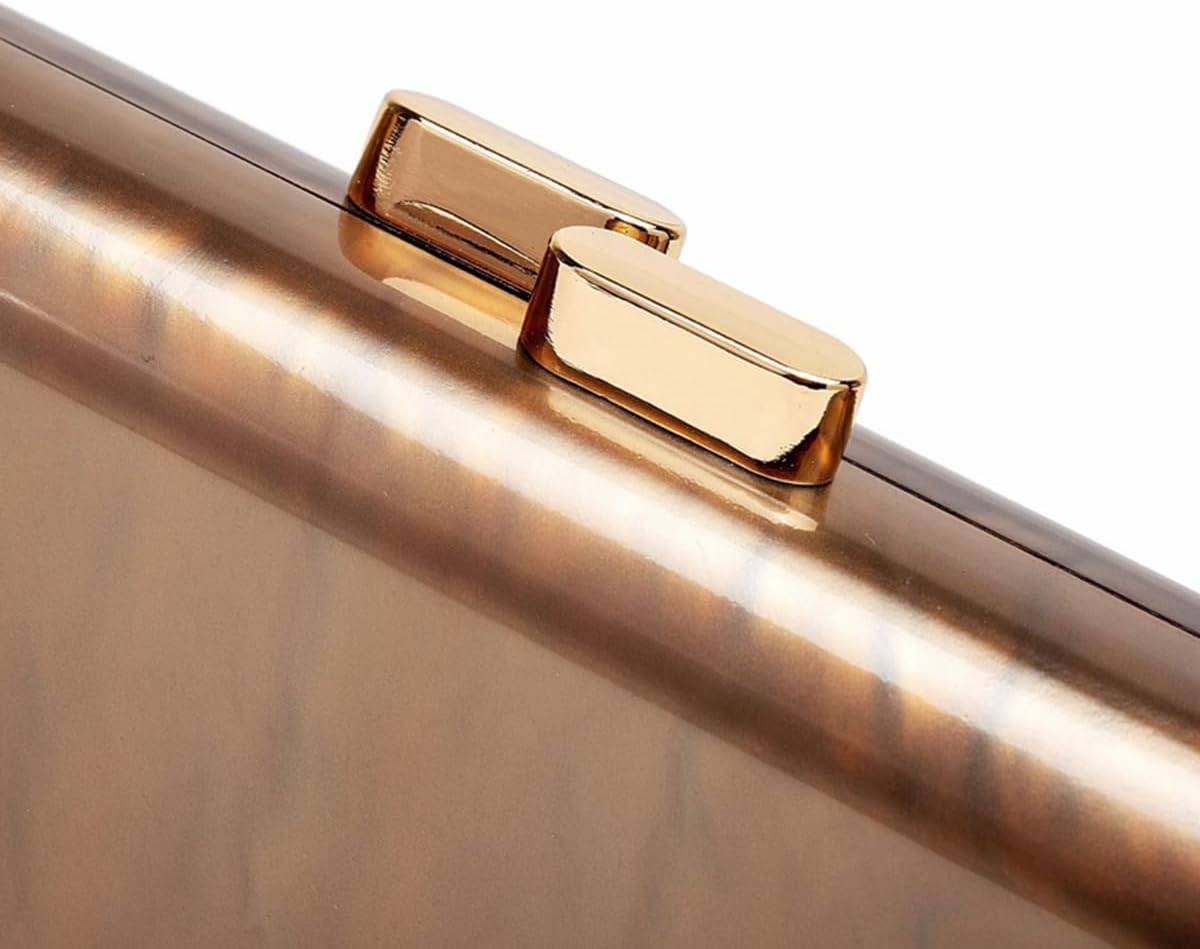 Novelty Box Acrylic Clutch Purses for Women Marble Acrylic Evening Bag Chain Shoulder Bag for Wedding Party Prom