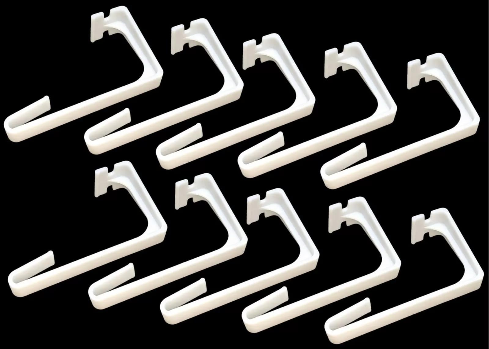 12PACK RV Curtain Tie Back White Curtain Hold Down Window Covering Hold Down