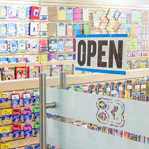 BAZIC 12\" X 16\" No Exchange No Refunds Sign, No Business Store Policy Retail Shops, High Visibility Plastic Vinyl Signs, Waterproof Indoor Outdoor