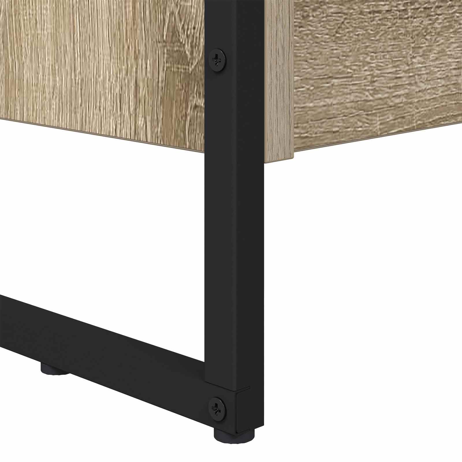 Sonoma regał na książki, zestaw 2 sztuk, 80 x 30 x 155 cm, materiał drewnopochodny, przemysłowy regał stojący do salonu, biura, sypialni, trwały regał na książki