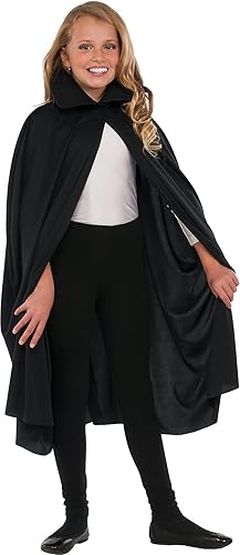 Miniatura 2 de rubies costume niño 36" capa con cuello, talla única , Negro
