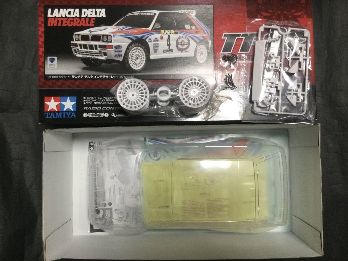 Amazon | タミヤ クリアボディ&ホイル ランチア デルタ インテグラーレ