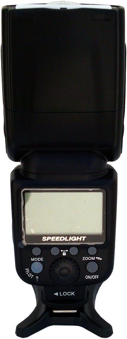 Vivitar DF-583 flash head with wide-angle diffuser extended