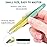 TsMADDTs 7PCS Tweezers Set for Women Facial Hair, Precision Tweezer for Eyebrows with Curved Scissor and Eyebrow Razor for Ingrown Hair, Yellow&Green
