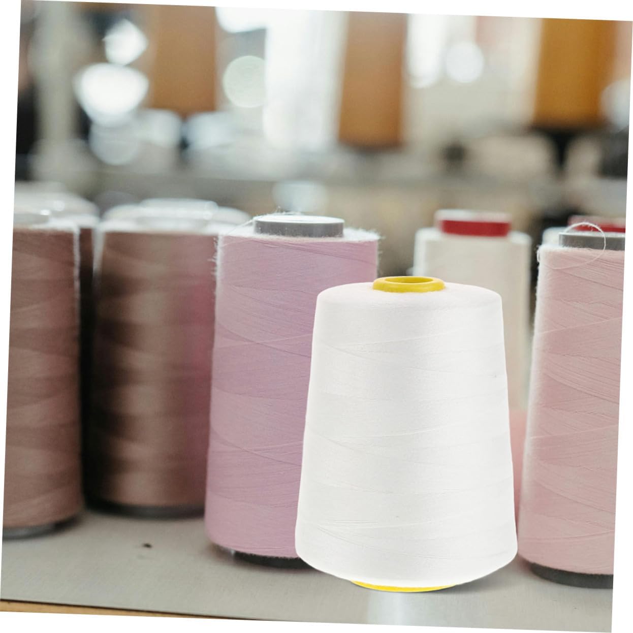 Housoutil 2rolls Yards Heavy Duty Sewing Thread of Quilting Thread for Projects Smooth Finish Robust Construction for Upholstery and Hand Sewing