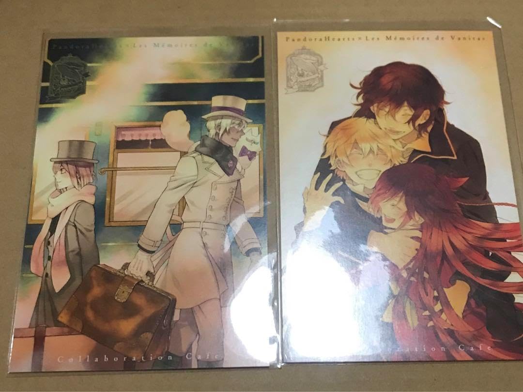 パンドラハーツ ヴァニタスの手記 パンヴァニ カフェ 大阪限定特典 ポストカード パンヴァニ大阪ポスカセット パンドラハーツ ヴァニタスの手記