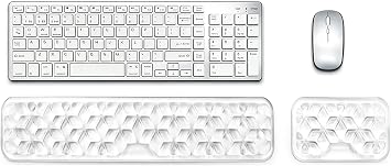 WENPIC-Mouse Pad with Wrist Rest - Ergonomic Wrist Rest -Desk Decoration- Soft and Flexible, Non-Slip - Can Relieve Long-Term Office Wrist Pain - Ideal for Office, Computer, Laptop
