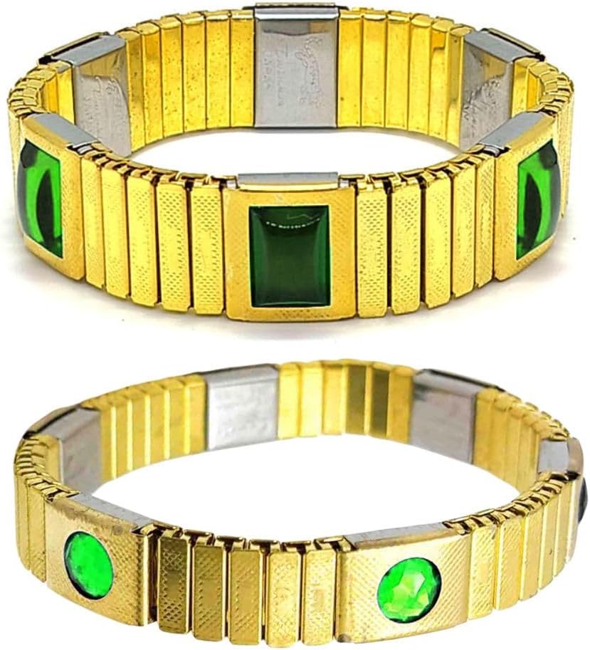 Bio Magnetic Bracelet For Men & Women/Blood Pressure Metal Chain/High Power Magnet/Energy Maintain/Blood Circulation & Therapy/Pain Relief/Pack of 2 Pis.