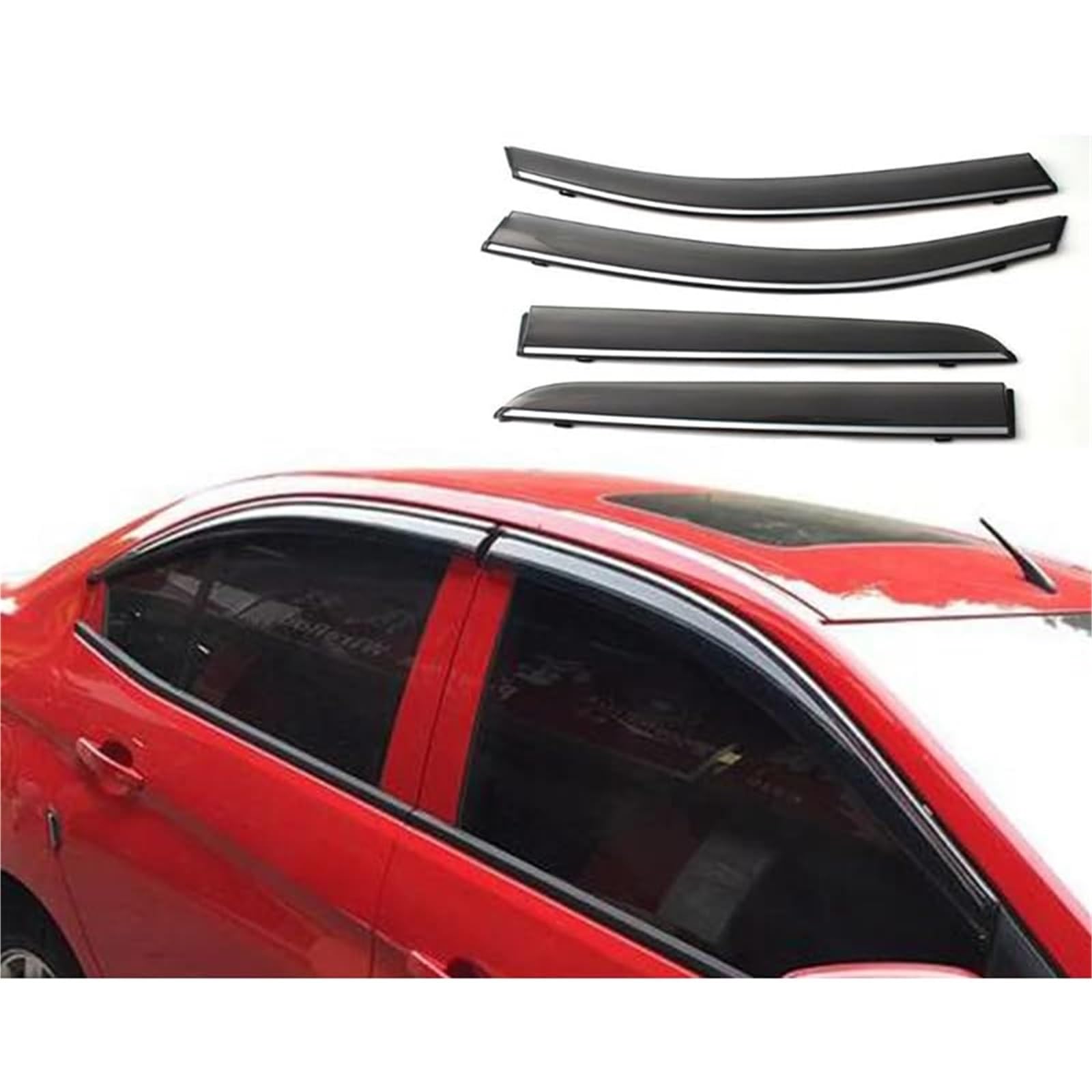 Visiere for finestrini laterali, per Chevrolet per Aveo Sedan