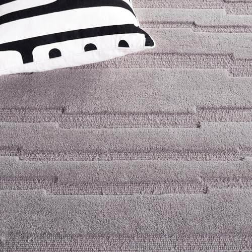 SAFAVIEH Tapete Chatham 4'x6' Lana Gris Hecho a Mano miniatura 7