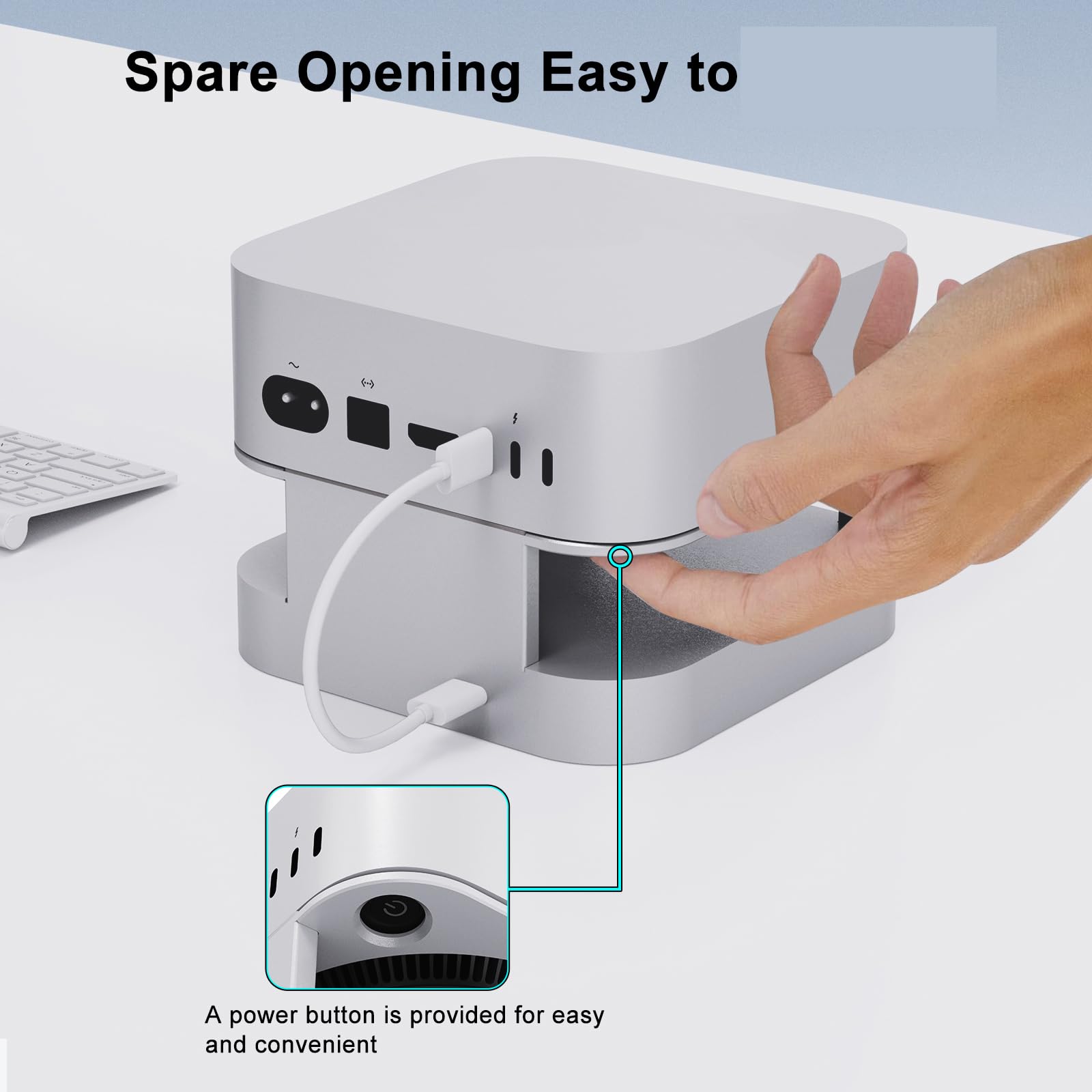 Docking station per dissipazione del calore e hub USB3.0 per la presenza di 4 adattatori per porte ad alta velocità