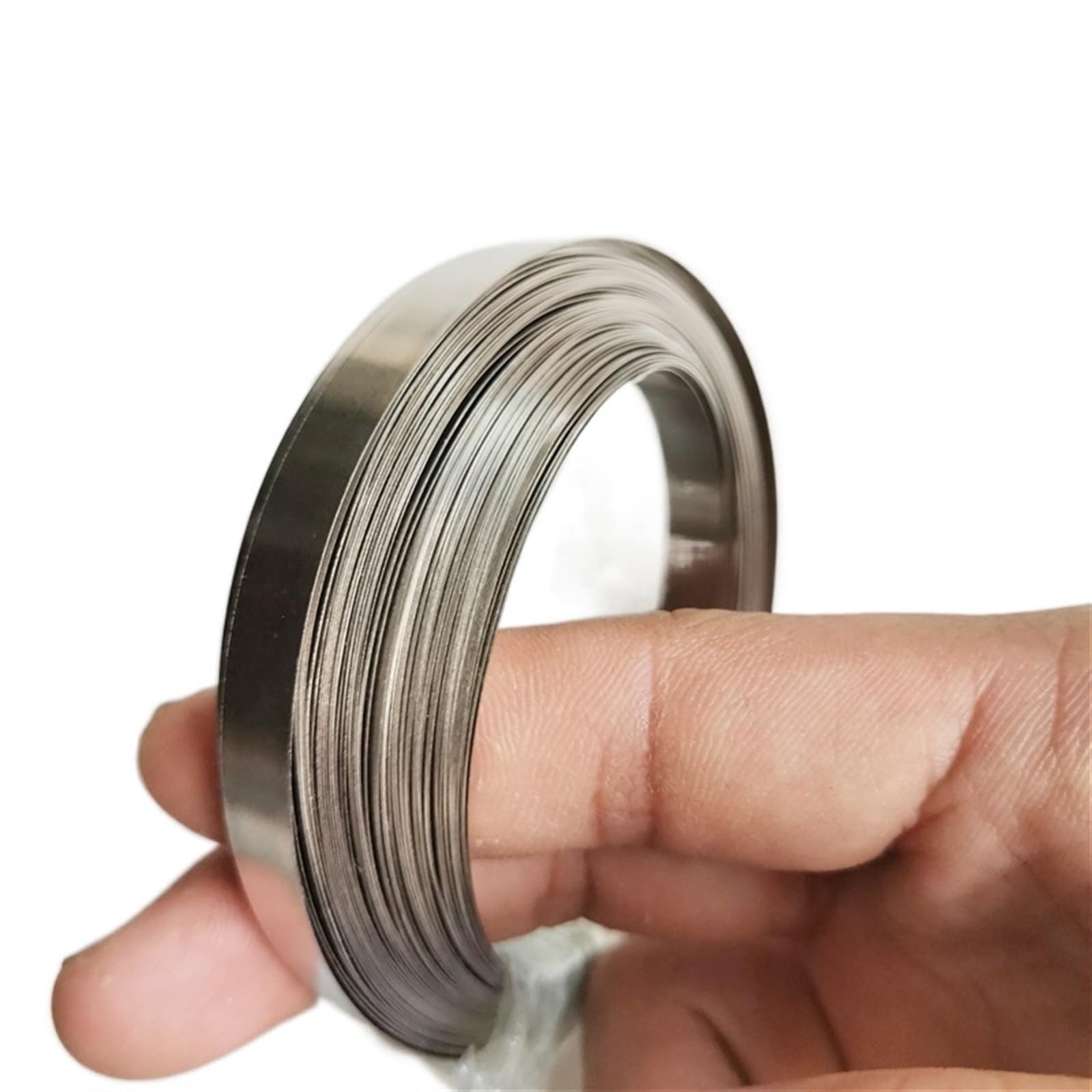Tira de níquel, tira de níquel para batería Tira sólida Cinta de tira de níquel de placa de Ni puro de 0,2mm x 8mm for soldadura por puntos de batería Li 18650, hoja de cinta de níquel puro, punto de