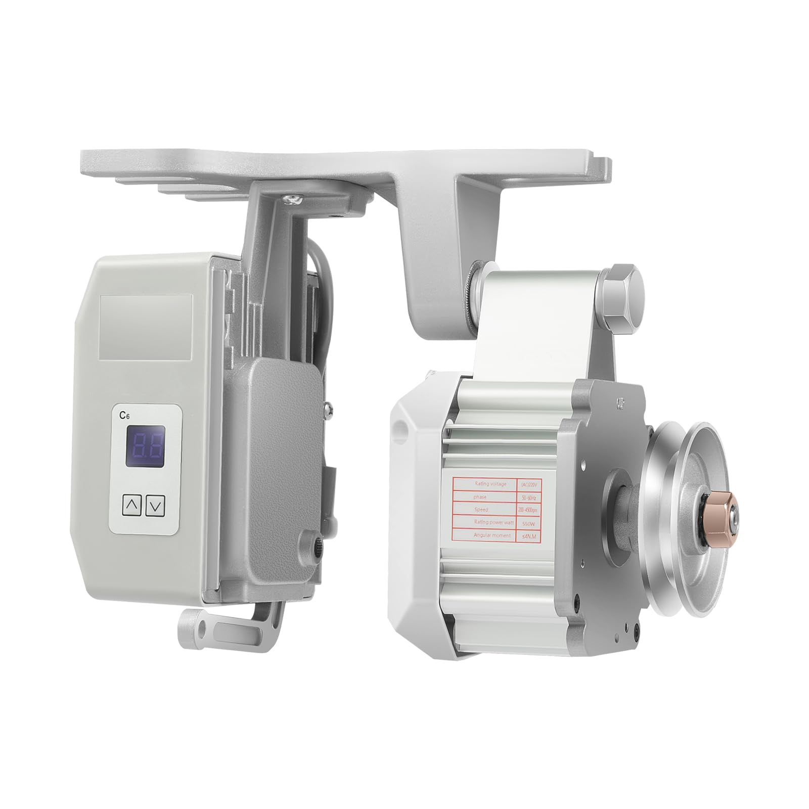Motore elettrico per macchina da cucire, servomotore a risparmio energetico, 220 V, 550 W, motore industriale per macchina da cucire, 200 – 6000 giri/min, per macchine da cucire industriali, senza