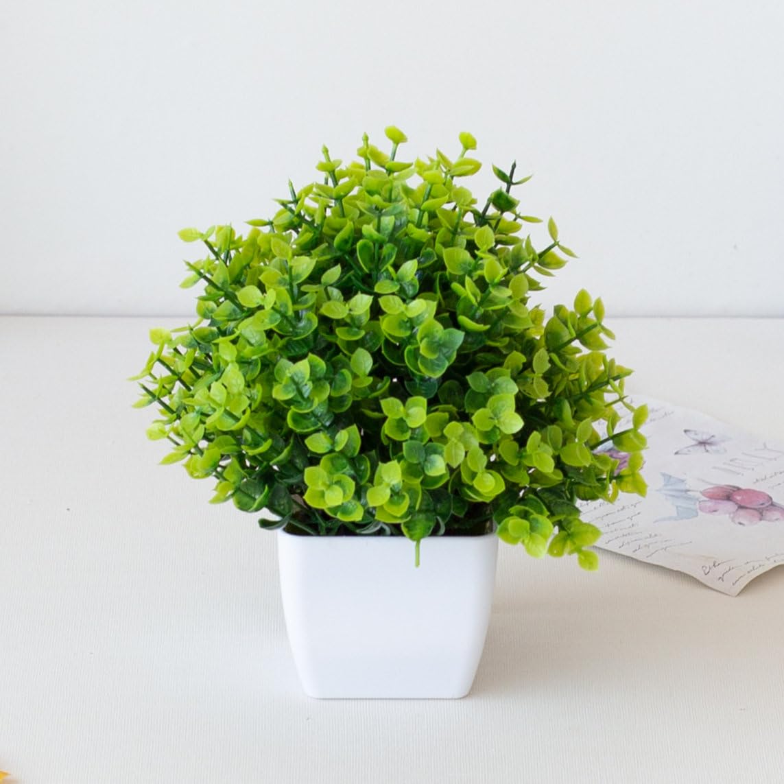 Amazon｜HGJH 人工観葉植物 フェイクグリーン フラワー11 小型鉢植え