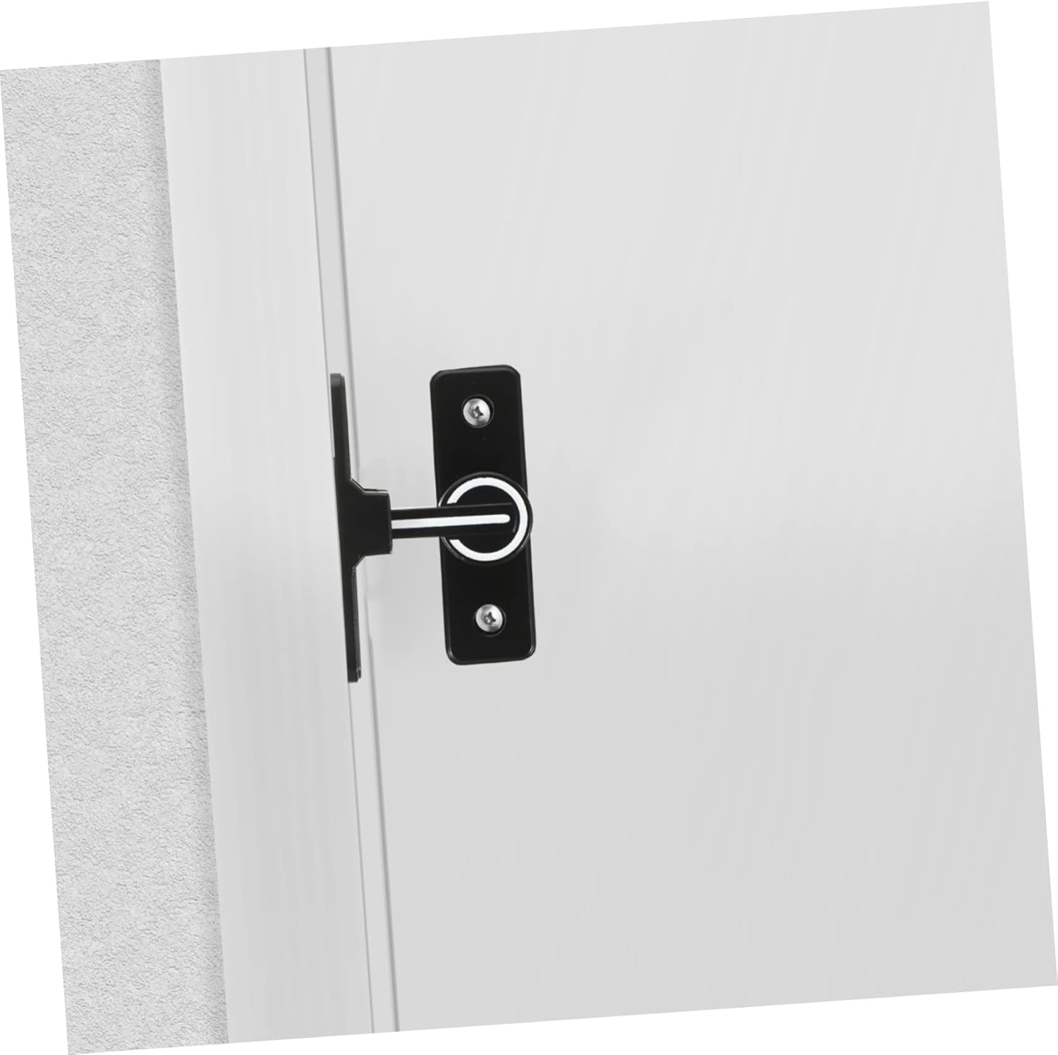 Gate latch,gate lock, Sliding Barn Latch Front Door Knobs Bathroom Ball Lock Door Blocker Latches Fingerprint Door Knob Hotel Door Locks Screen Door Lock Door Sliding Lock Shine Stainless Steel Travel