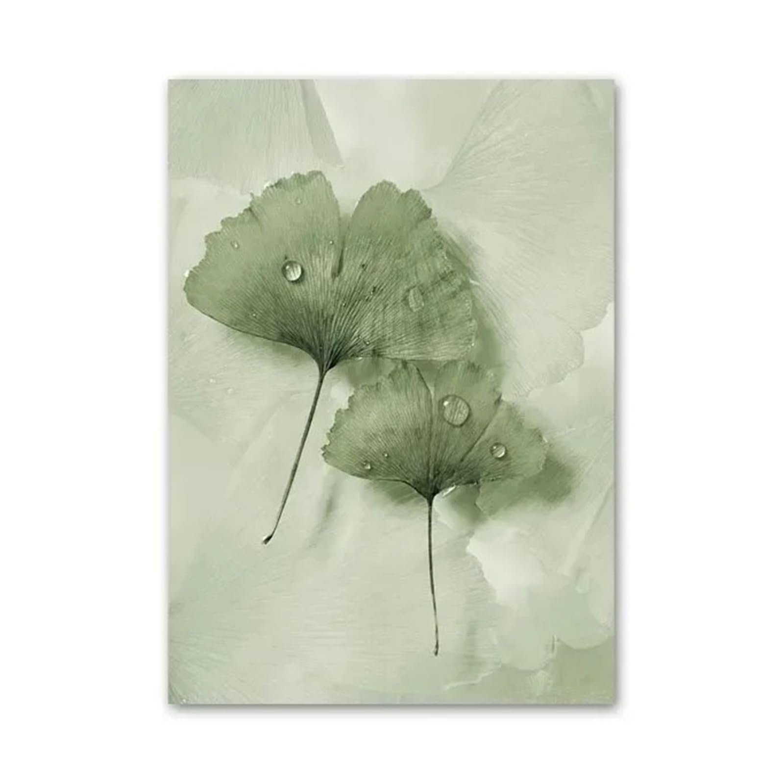 Xenite Girls G Wall Art Canvas Prints Reen Irl Leaves Flower Abstract Landscape Wall Art Canvas Paintin And Prints Wall Pictures For Livin Room Decor(,30X40cm)