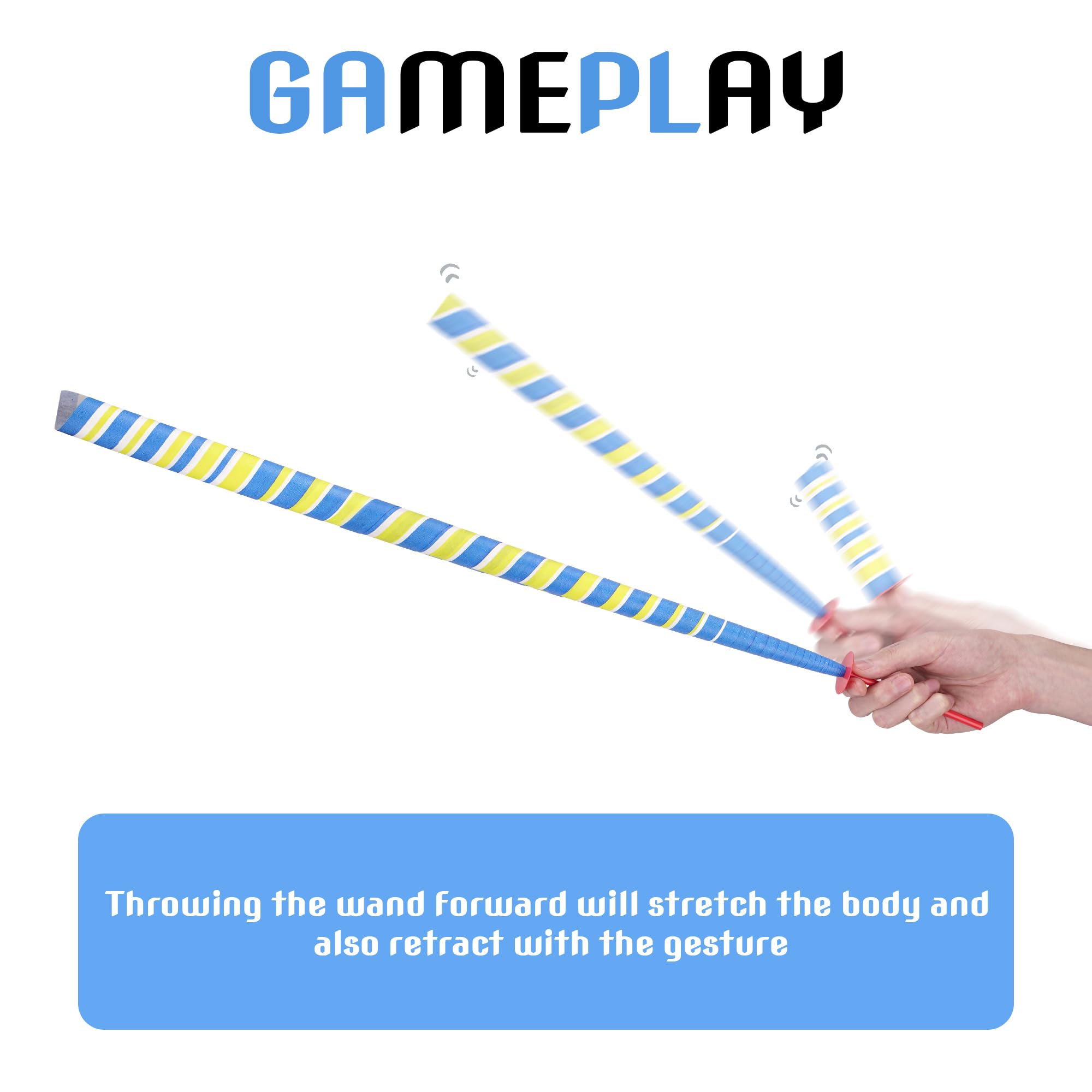 HannaFires 10PCS Classic Retro Telescoping Popper Stick - Colorful Paper Telescopic Popping Wand Magic Trick Prop, Party Fun Atmosphere Tools, Birthday Housewarming Gift, Fun Party Favor