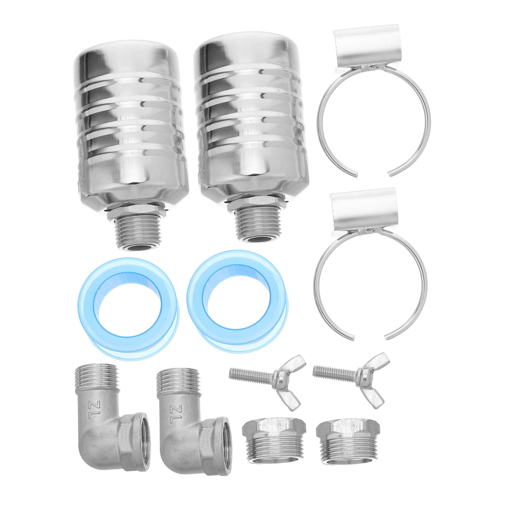 Válvula de control automático de agua Alipis en acero inoxidable para estanques y peceras