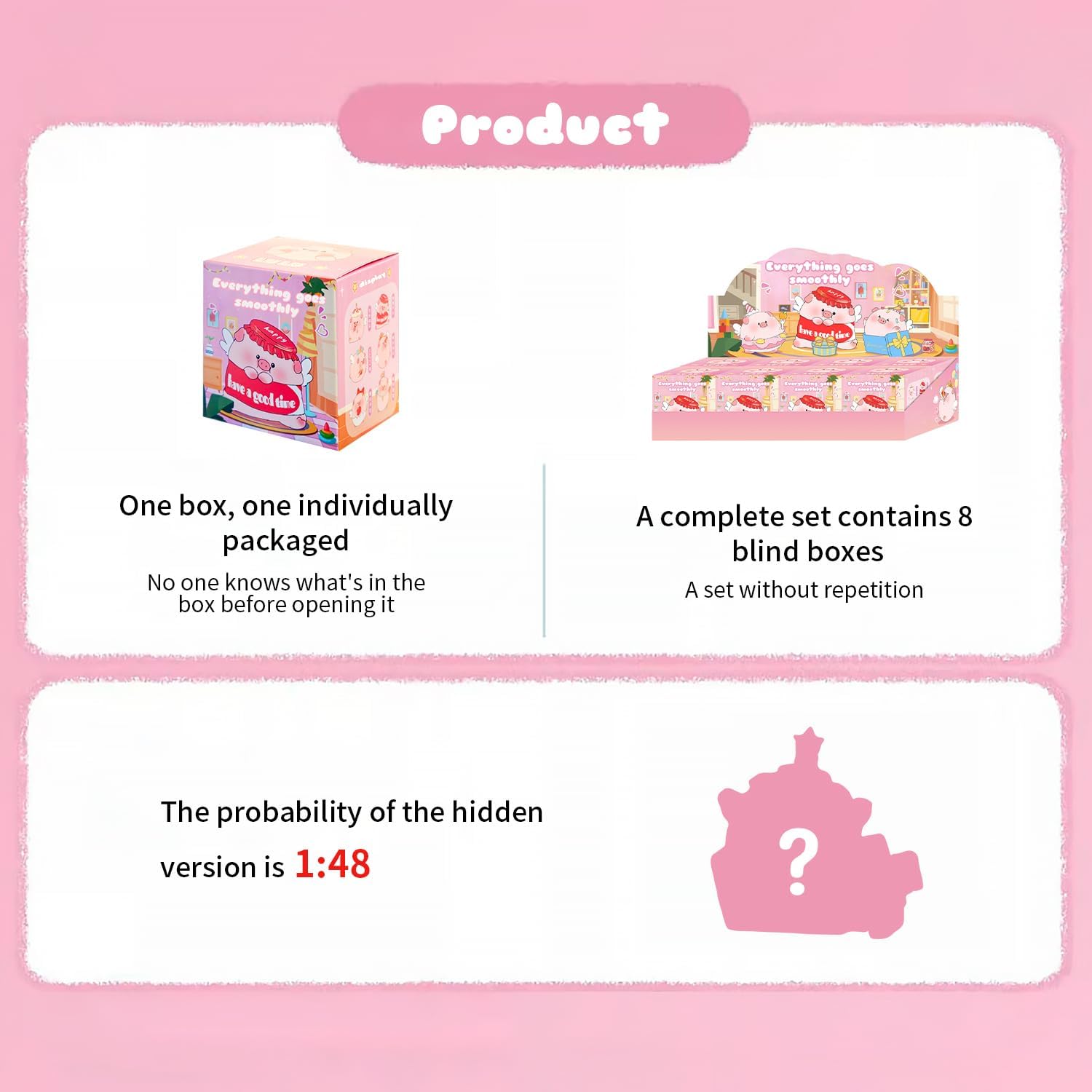 Have a Good Time Series Blind Box Figures, Random Design Action Figures Collectible Toys for Birthday Gift, Home Decorations, Single Box