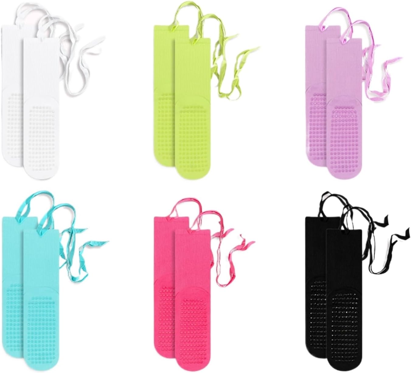 Women Yoga Pilates Socks with Grips Non Slip Cotton for All Seasons Cross Strap Series 29