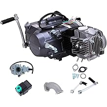 LYNICESHOP Engine Motor, 125CC 4 Stroke Engine Single-Cylinder Horizontal Motor Kit, Dirt Bike Engine Motor Complete Engine Kit Horizontal Motor Kit Single-Cylinder for Go Kart, Dirt Bike, ATV