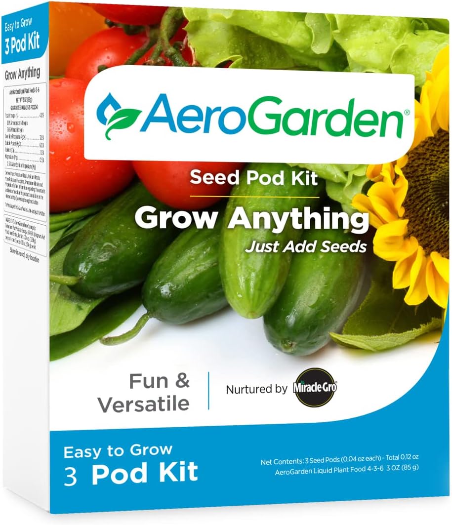 AeroGarden 800357-0208 Seed kit, 3-pod