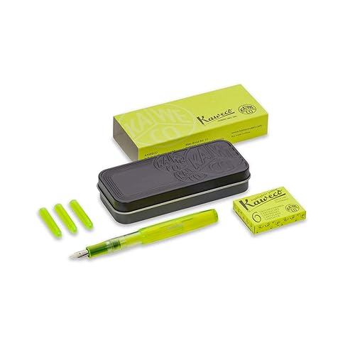 Kaweco ICE SPORT Set Glow Marker Yellow, 13cm