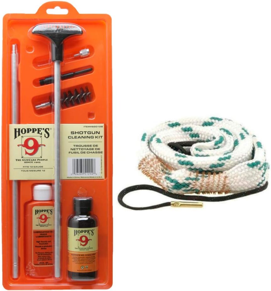 Shotgun Cleaning Kit Plus Cleaning Snake for Cleaning Your 12 Gauge - Sold in America, Ships from America