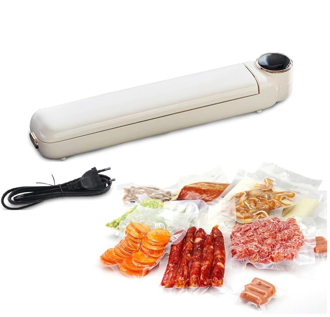 ELEXIQ New 2 in 1 Sealing Machine,Vacuum Sealer Upgraded touch Automatic Food Sealer Machine for Food Preservation