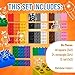 Strictly Briks Building Blocks Set - Compatible with Lego Duplo & Other Major Brands - 84-Piece Rainbow Multicolor - Toddler Blocks for Ages 3+ - Creative Building Toys