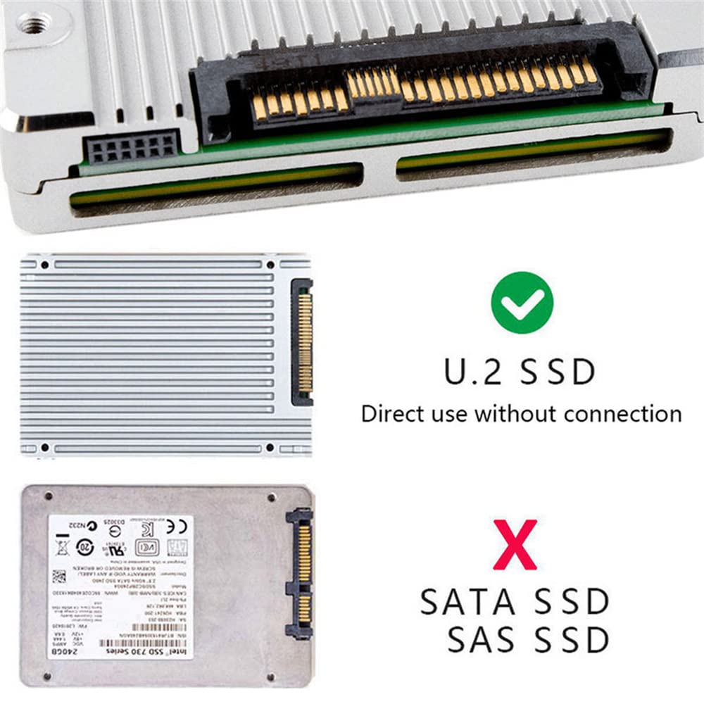 xiwai U.2 U2 SFF-8639 auf Slimline SFF-8654 4i NVME PCIe SSD Kabel für Mainboard SSD 750 p3600 p3700 M.2