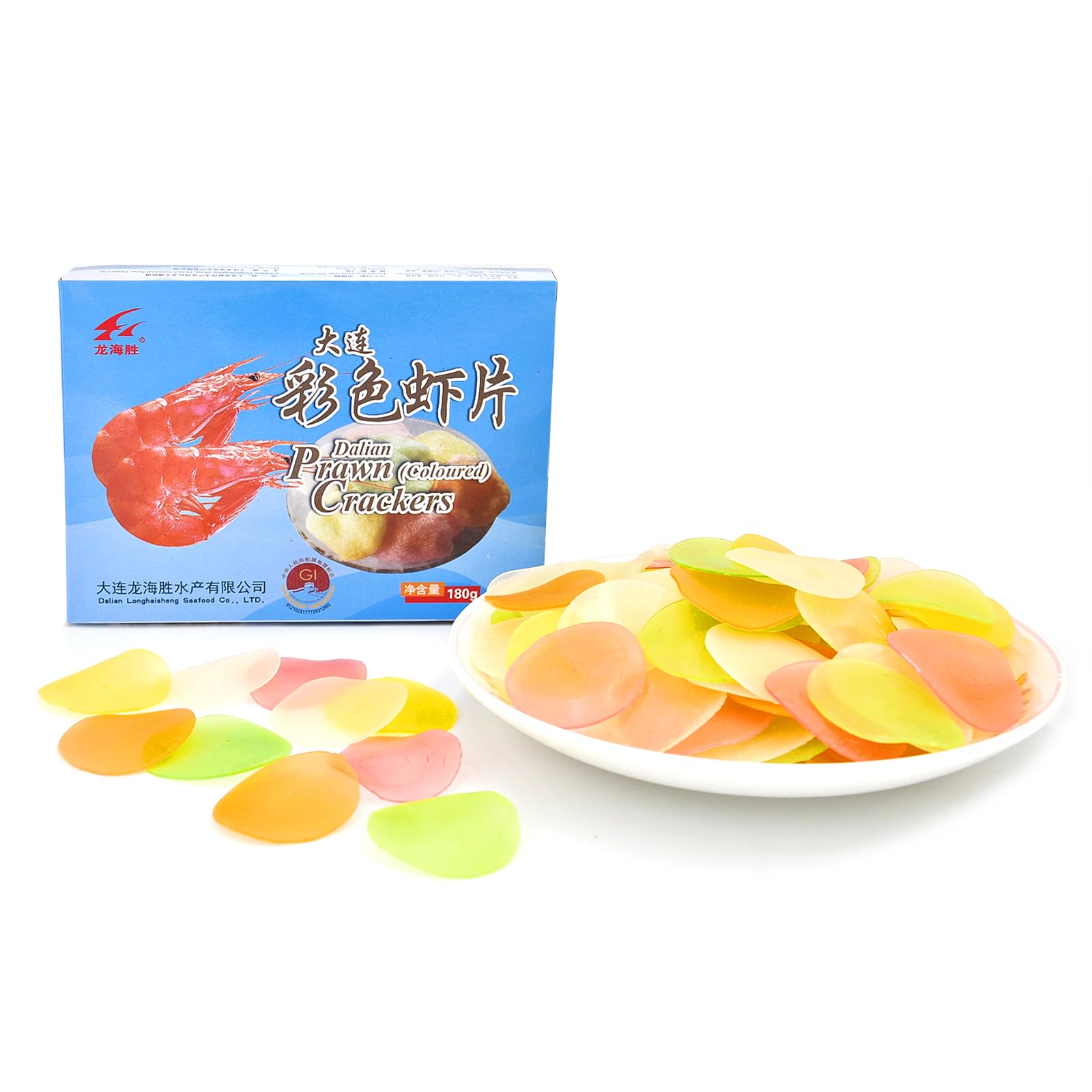 Yip Choice Authentic Uncooked Colourfur Prawn Crackers Shrimp Chips, No MSG Added Snacks and Party Appetizer, Great for Curry, Crispy Shrimp Flavor